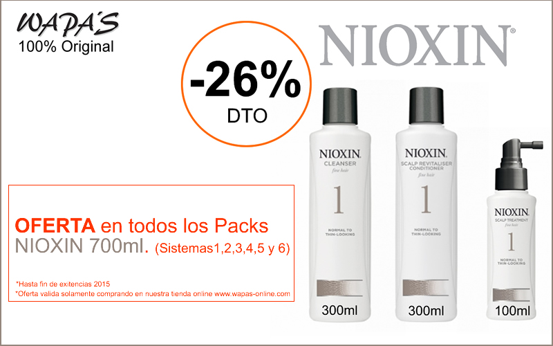 packs nioxin con ofertas