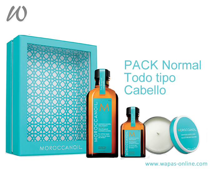 moroccanoil set home & away + regalo de vela