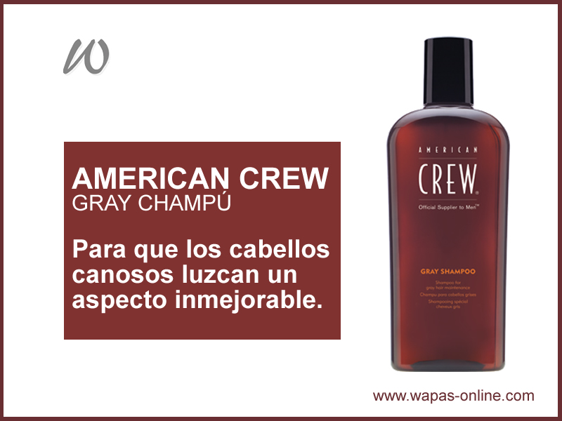 american crew gray champu