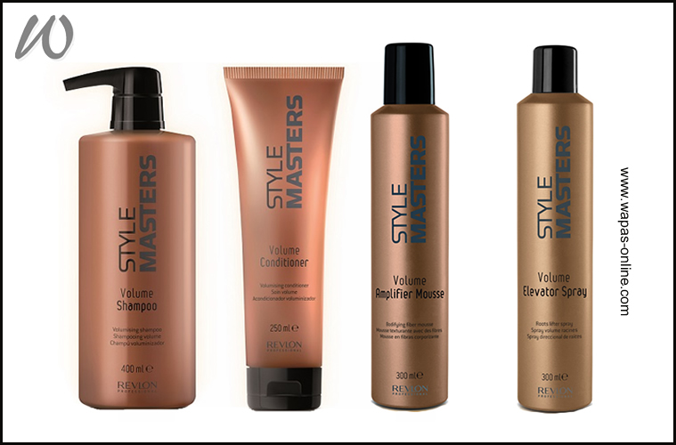 style masters volume champú, acondicionador,mousse y spray