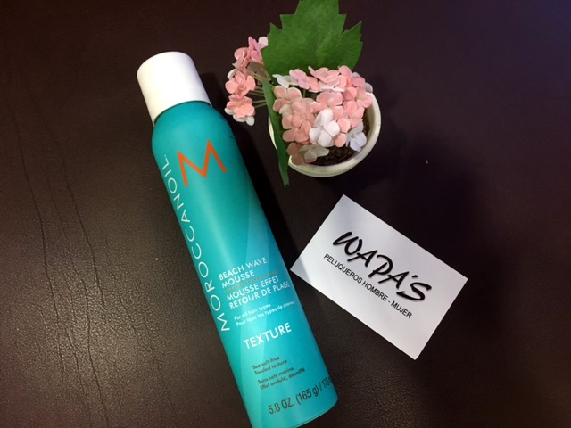 moroccanoil texture beach wave mousse