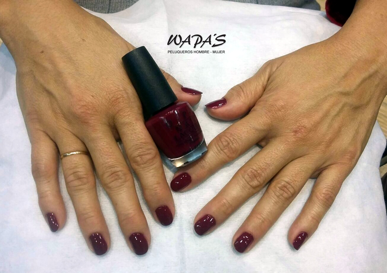 manicura de uñas opi