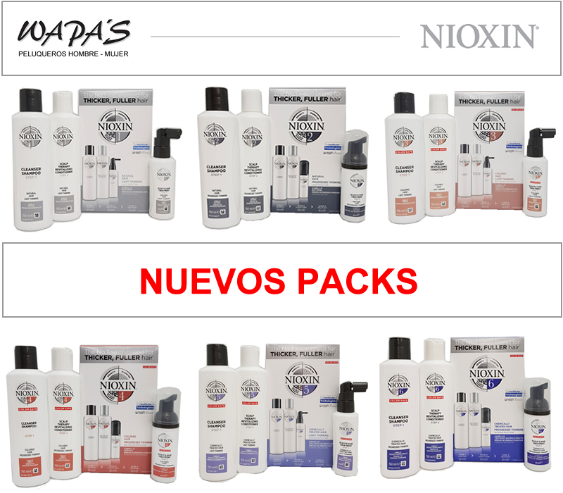 nuevos packs nioxin