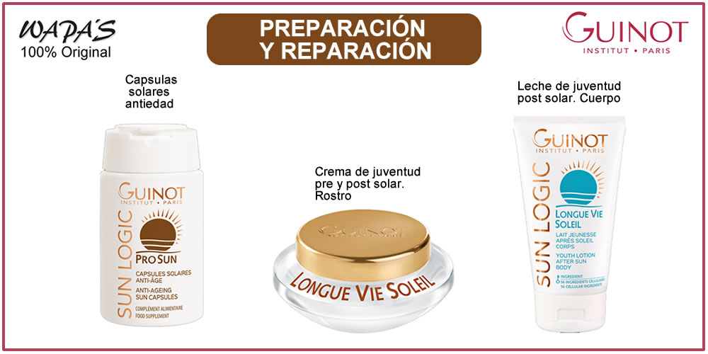 guinot sun logic - preparación y reparación 