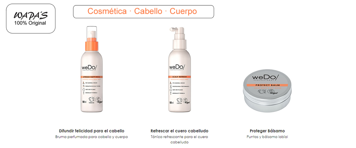 cosmetica natural wedo professional 