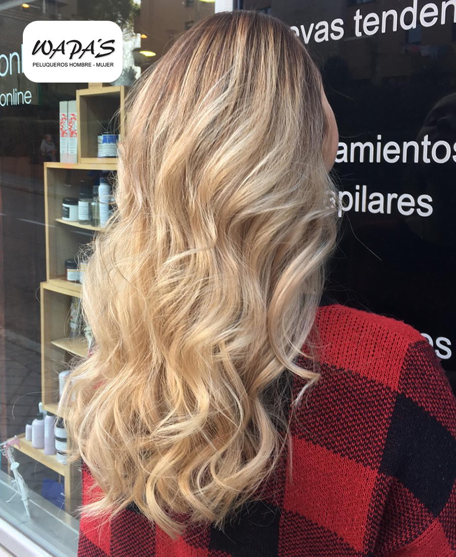 balayage cabello largo 