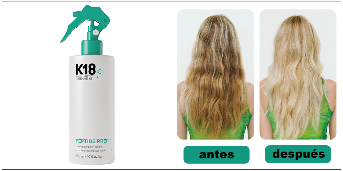 k18 peptide prep complejo capilar quelante