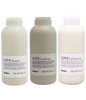 davines love curl pack: champu 1000ml + acondicionador 1000ml + mascarilla 1000ml