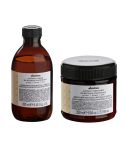 DAVINES ALCHEMIC GOLDEN 580ml / PACK - 3 / champú + acondicionador (cabello rubio / dorado)
