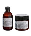 DAVINES ALCHEMIC TOBACCO 580ml / PACK - 6 / champú + acondicionador (cabello color marrón claro)