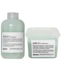 pack davines melu: champu 250ml + acondicionador 250ml