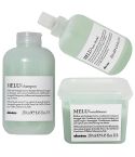 pack davines melu: champu 250ml + acondicionador 250ml + hair shield 250ml