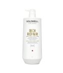 GOLDWELL DUALSENSES RICH REPAIR CHAMPÚ 1000ml / Cabellos secos y dañados / Reconstruye y reaviva la fibra capilar del cabello