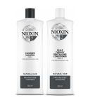 NIOXIN PACK SISTEMA 2 Champú 1000ml + acondicionador 1000ml Cabello natural, muy débil y fino. Fortalece frente al daño