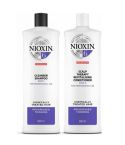 NIOXIN PACK SISTEMA 6 | Champú 1000ml + acondicionador 1000ml | Cabello muy débil, medio a grueso. Cabello mas sano e hidratado