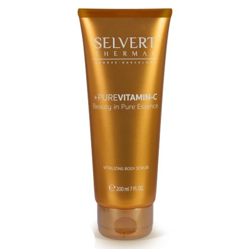 SELVERT THERMAL + PURE VITAMIN C VITALIZING BODY SCRUB 200 ml - exfoliante corporal