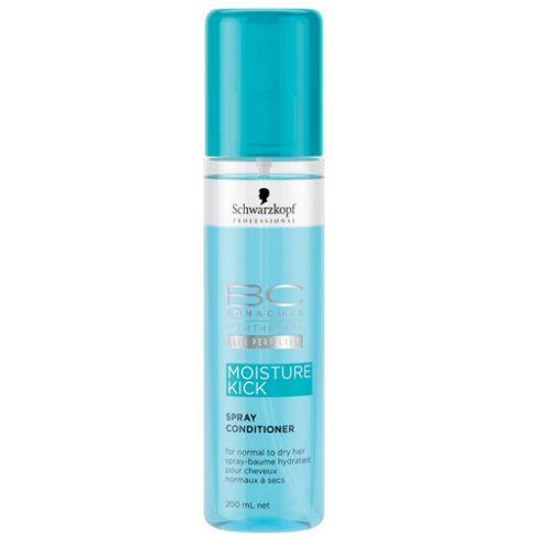 SCHWARZKOPF BC MOISTURE KICK SPRAY 200ml acondicionador / hidrata / cabello seco