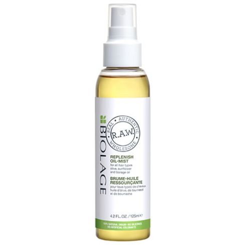 BIOLAGE RAW NOURISH ACEITE REPLENISH OIL MIST 125 ml Todo tipo de cabello