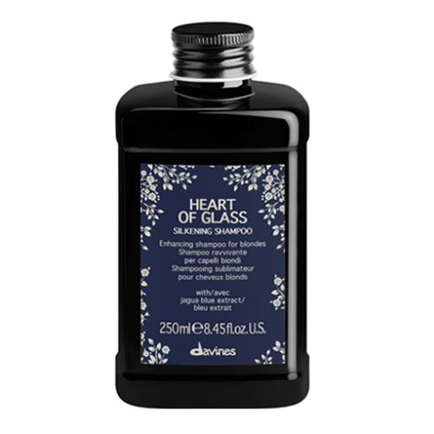 DAVINES HEART OF GLASS SILKENING CHAMPU 250 ml - cabello rubio