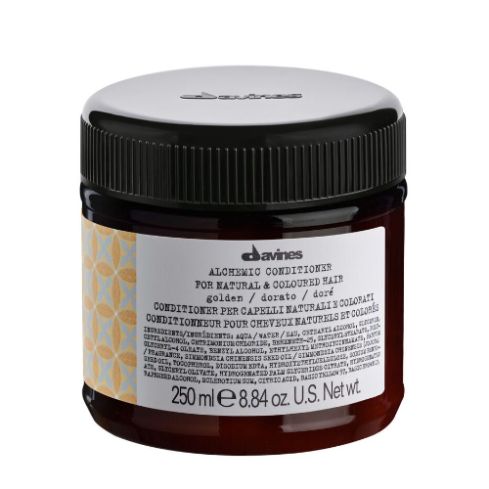 DAVINES ALCHEMIC GOLDEN ACONDICIONADOR 250ml cabello rubio / dorado