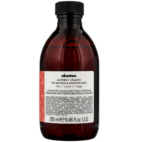 DAVINES ALCHEMIC RED CHAMPU 280ml cabello rojo / caoba