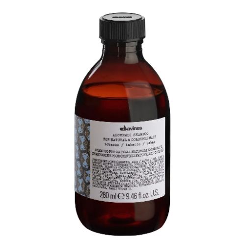 DAVINES ALCHEMIC TOBACCO CHAMPÚ 280ml cabello color marrón claro