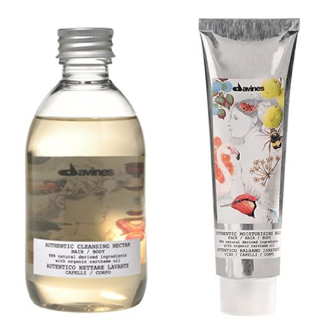 pack davines alchemic: cleansing nectar 280 ml + moisturising balm 150 ml