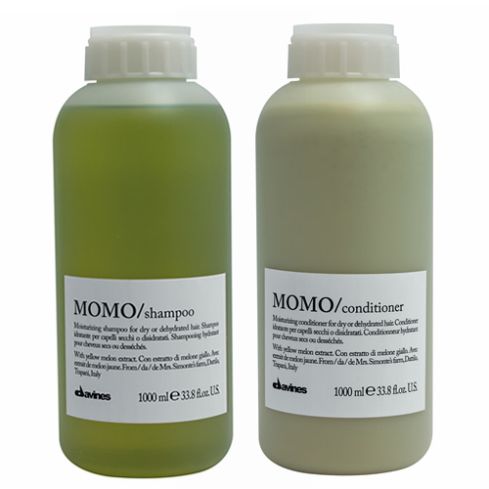 pack davines MoMo: champu 1000ml + acondicionador 1000ml