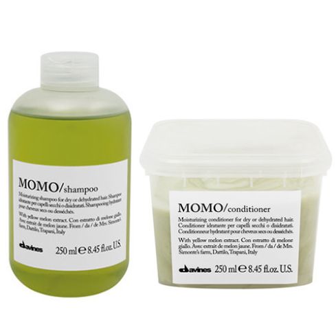 Pack davines MoMo: champu 250ml + acondicionador 250ml
