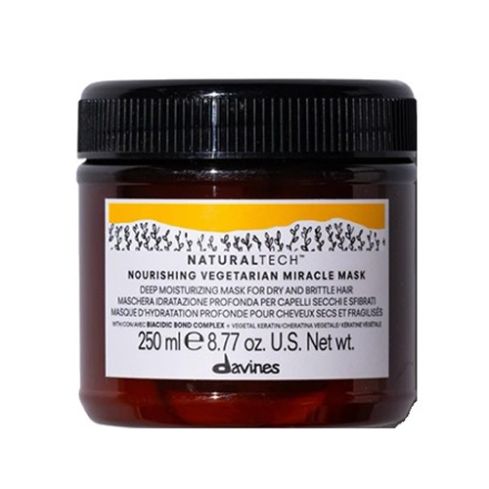 DAVINES NOURISHING VEGETARIAN MIRACLE MASK 250 ml (cabello quebradizo y rebelde)