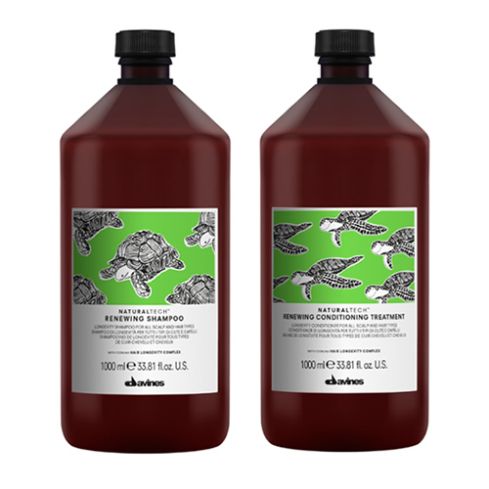 DAVINES RENEWING PACK: CHAMPÚ 1000 ml - ACONDICIONADOR 1000 ml