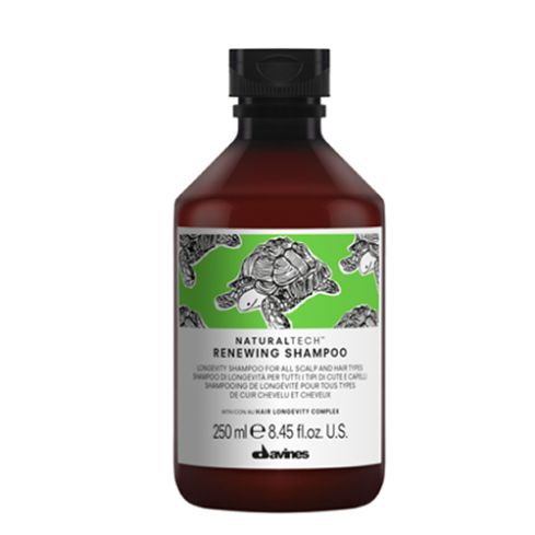 DAVINES NATURAL TECH RENEWING CHAMPÚ 250ml /  Longevidad para todo tipo de cabello y cuero cabelludo