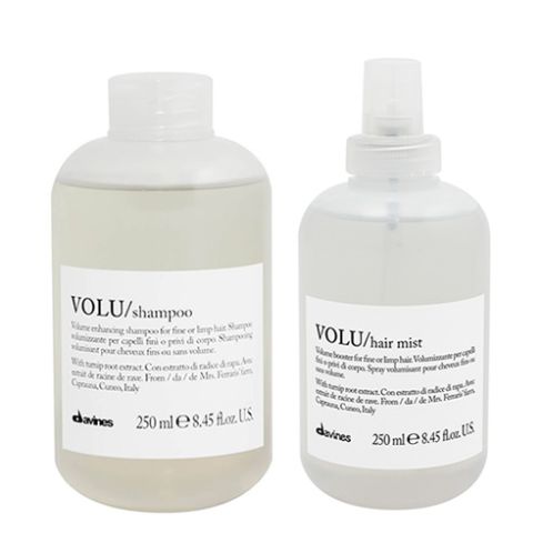 davines volu pack: champu 250ml + hair mist 250ml