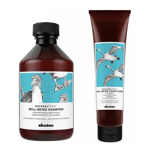 davines well being pack: champu 250ml + acondicionador 150ml