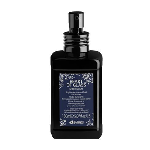 DAVINES HEART OF GLASS SHEER GLAZE FLUIDO 150 ml - cabello rubio