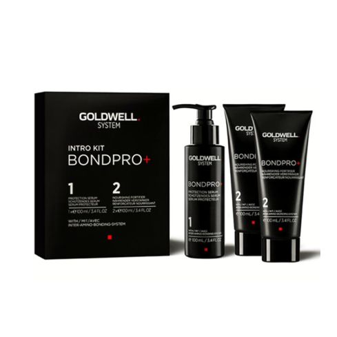 GOLDWELL SYSYTEM BONDPRO INTRO KIT 300ml / Protege y refuerza el cabello durante el servicio de decoloración, coloración o texturización