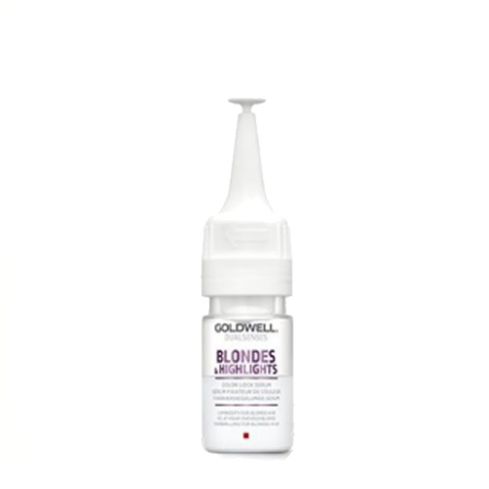 GOLDWELL DUALSENSES  BLONDES & HIGHLIGHTS ANTI-YELLOW COLOR LOCK SERUM 12 x 18ml / Cabellos rubios y con mechas / Tratamiento fijador de color