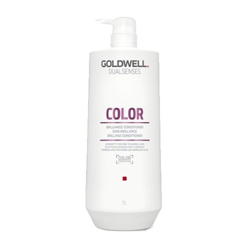 GOLDWELL DUALSENSES COLOR BRILLIANCE ACONDICIONADOR 1000ml / Cabellos normales a finos / Desenreda el cabello y realza el color