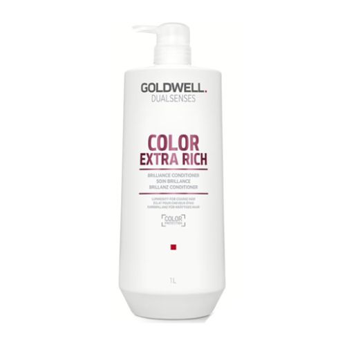 GOLDWELL DUALSENSES COLOR EXTRA RICH BRILLIANCE ACONDICIONADOR 1000ml / Cabellos gruesos y rebeldes / Desenreda el cabello y realza el color