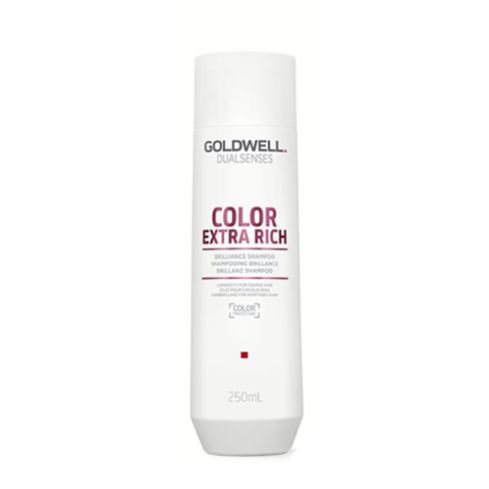 GOLDWELL DUALSENSES COLOR EXTRA RICH BRILLIANCE CHAMPÚ 250ml / Cabellos gruesos y rebeldes / Realza la luz del cabello con color