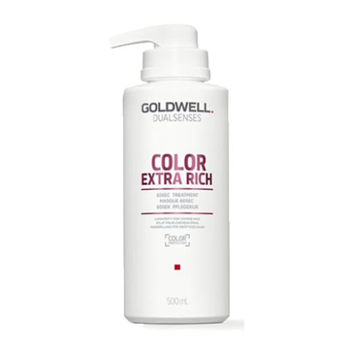 GOLDWELL DUALSENSES COLOR EXTRA RICH 60SEC MASCARILLA 500ml / Cabellos gruesos y rebeldes / Luz  y nutrición profunda para el cabello