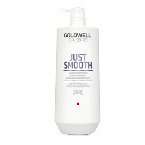 GOLDWELL DUALSENSES JUST SMOOTH TAMING ACONDICIONADOR 1000ml / Cabellos rebeldes y encrespados / Alisa, da suavidad al cabello y controla el encrespamiento