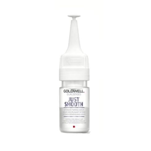 GOLDWELL DUALSENSES JUST SMOOTH INTENSIVE TAMING SERUM 12 x 18ml / Cabellos secos y dañados / Tratamiento disciplinante