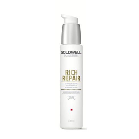 GOLDWELL DUALSENSES RICH REPAIR 6 EFFECTS SERUM 100ml / Cabellos secos y dañados / Crea un efecto anti-rotura en el cabello