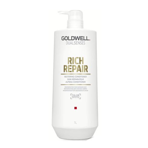GOLDWELL DUALSENSES RICH REPAIR ACONDICIONADOR 1000ml / Cabellos secos y dañados / Suaviza el cabello y reduce la rotura de la fibra capilar