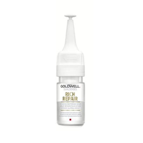 GOLDWELL DUALSENSES RICH REPAIR NTENSIVE RESTORING SERUM 12 x 18ml / Cabellos secos y dañados / Restaura intensamente la estructura capilar