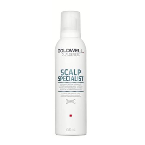GOLDWELL DUALSENSES SCALP SPECIALIST SENSITIVE FOAM CHAMPÚ - LOCIÓN 250ml / Cuero cabelludo sensible y cabello debilitado / Alivia picores del cuero cabelludo