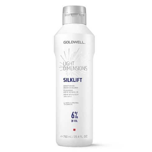 GOLDWELL LIGHT DIMENSIONS SILKLIFT CONDITIONING CREAM DEVELOPER 6% -20 Vol - 750 ml crema reveladora