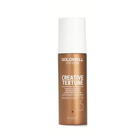 GOLDWELL STYLESIGN CREATIVE TEXTURE SHOWCASER 125ml - cera en espuma fuerte