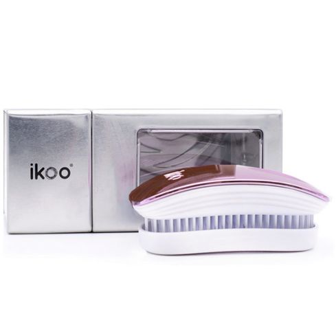 IKOO POCKET ROSE METALLIC - Cepillo para desenredar el pelo (para viaje)